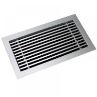 Egysoros, 0°-os fix lamellás alumínium fali rácsok