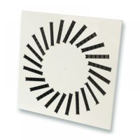 VWR-3B acél perdületes mennyezeti anemosztátok állítható műa. lamellákkal