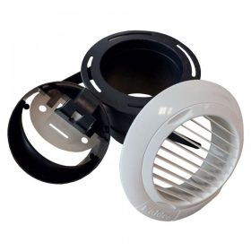   Aldes BIP elszívó rács fürdőbe EasyHOME központi elszívó ventilátoros rendszerhez NA 80 mm