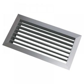   Egysoros alumínium fali rács állítható lamellákkal  800 x 100 mm AHN, fémszínű