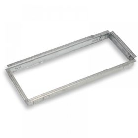   CCN   400 x 100 mm horganyzott acél beépítő keret fali- és padlórácsokhoz