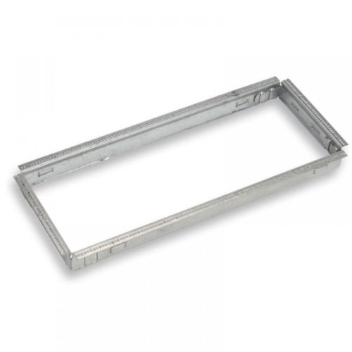 CCN   400 x 100 mm horganyzott acél beépítő keret fali- és padlórácsokhoz