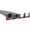 HEATPEX - Csőrögzítő ARIA CONNECT 75 mm - Szürke