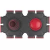 HEATPEX - Osztódoboz lapos csatornához 573x573x62 8x50 mm