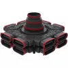 HEATPEX - Osztódoboz lapos csatornához 573x573x62 8x50 mm
