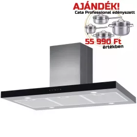   CATA - Páraelszívó Isla Legend 9010 XGBK + CATA Edényszett PROFESSIONAL
