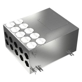   Fémelosztó doboz Flexitech Ø 75 mm rendszer csatlakoztatására 10 kimenettel Dlp 197517