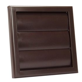   Műanyag barna szellőzőrács 154x154 mm csőcsonkkal DALAP GP 100 RF Dlp 8681