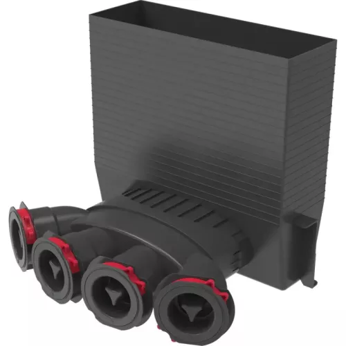 HEATPEX - Csatlakozó doboz, téglalap DN63 mm (4x63mm) ARIA CONNECT
