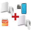 HOLTOP/AIRWOODS AV-TTW5-W egyhelyiséges hővisszanyerős szellőztető (2 db) automata zsaluval, WiFi csatlakozással, páraérzékelő szenzorral, pollenszűrővel