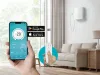 HOLTOP/AIRWOODS AV-TTW5-W egyhelyiséges hővisszanyerős szellőztető (2 db) automata zsaluval, WiFi csatlakozással, páraérzékelő szenzorral, pollenszűrővel
