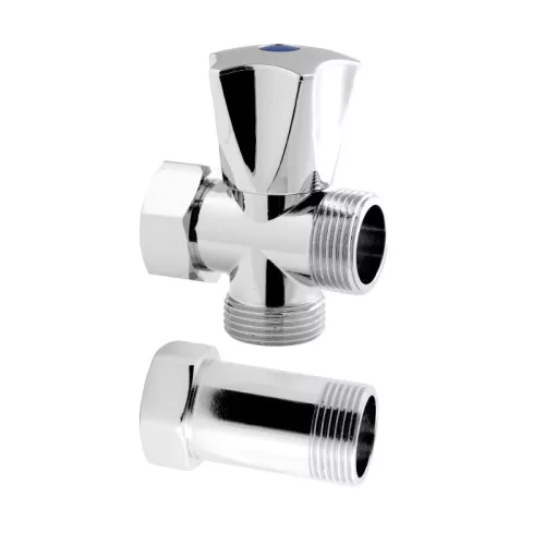 FERRO MOSÓGÉPCSAP FALI SZERELÉSHEZ TOLDÓ ELEMMEL, 3/4"  FE-Z250