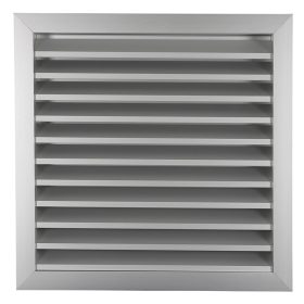   Dalap GRW 400x400 mm szellőzőrács préselt alumíniumból fix lamellákkal Dlp 9722