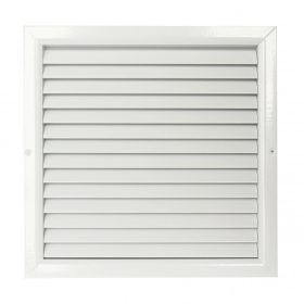   Szellőzőrács minőségi préselt alumíniumból - 450x450 mm, fehér Dlp 90514