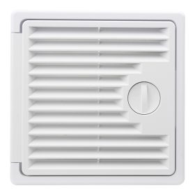 Műanyag szervizajtó szellőzőrácsal 150x150 mm Dlp 4701