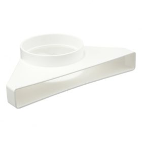   Egyenes átalakító idom Dalap 3013 (100mm/308x29mm/90°) Dlp 3013