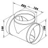 Szűkített T-idom Dalap DN 200/125 Dlp 85045