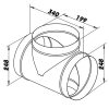 Szűkített T-idom Dalap DN 250/200 Dlp 86002