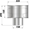 Dalap Cagi 160 tetősapka (160 mm) Dlp 80052