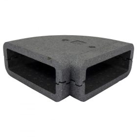   Szögletes könyökidom szigetelés DALAP TI8281 90°  (204x60 mm) Dlp 4005