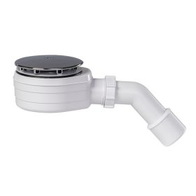Zuhanyszifon 90-es, alacsony, 60 mm, KRÓM STY-ZA-90-K