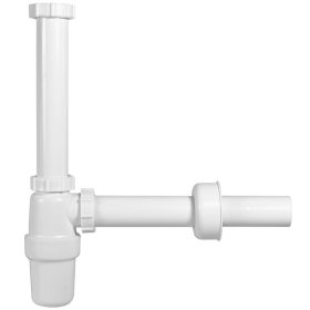   Egymedencés mosogatószifon, leeresztőszelep nélkül, 40 mm-es elfolyással STY-538-3