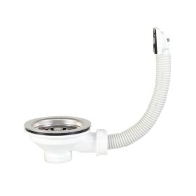 114 mm-es leeresztőszelep, szögletes túlfolyóval STY-655