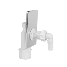   Falba szerelhető mosógépszifon, krómozott előlappal STY-510-K