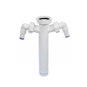   Kötőcső, mosógép csatlakozóval, átmérő: 40 x 240 mm STY-512-1