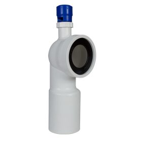   WC bekötő könyök, 110 mm-es, légbeszívós STY-530-110-L