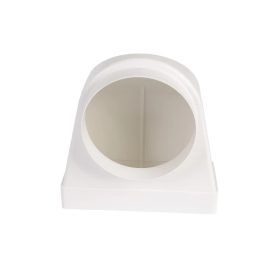   PVC átalakító idom 90° kerek csővezetékről szögletesre Ø 125 mm / 220x90 mm Dlp983