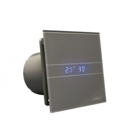   Cata E-100GSTH ventilátor üveg előlappal, utószellő és páraérzékelő funkcióval