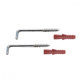 Fali horog, 8 mm-es (1 pár/csomag) FHR-2