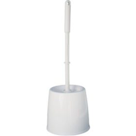 Wc kefe, fehér, műanyag HR-01