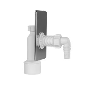   Falba szerelhető mosógépszifon, rozsdamentes előlappal STY-511