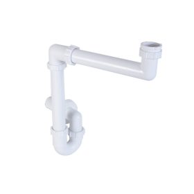   Helytakarékos csőszifon 6/4", leeresztőszelep nélkül, 40 mm-es elfolyással STY-641-2