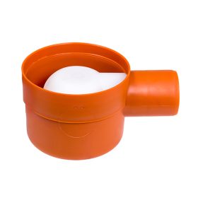   Padlószifon, I. ágú, 80 mm, lapos, golyós bűzzárral STY-651-3