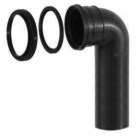 WC bekötő szett, könyök, átmérő: 90 mm STY-745-4