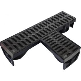   Kültéri folyóka T-idom műanyag ráccsal STY-903-TM (megszűnt)