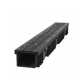   Kültéri folyóka 1 méteres, öntöttvas ráccsal, 12,5 T STY-906