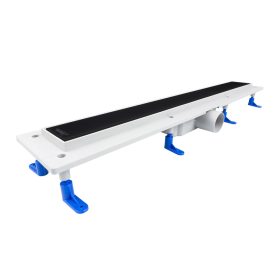   Beltéri folyóka FEKETE festett üveggel 800 mm-es STY-GFF-80