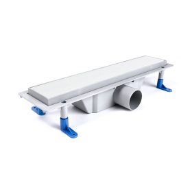 Üvegrácsos zuhanyfolyóka fehér STY-GFFE-40