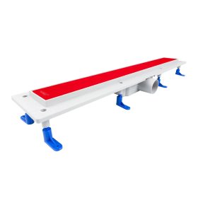   Beltéri folyóka PIROS festett üveggel 900 mm-es STY-GFP-90