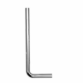 32 mm-es WC öblítő cső, rövid, réz krómozott WÖ-1-K