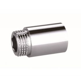Krómozott réz csaphosszabbító 1/2" 40mm