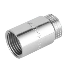 Krómozott réz csaphosszabbító 3/4" 30mm