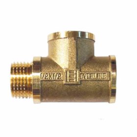 Réz T idom 1/2" BBK