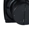 Dalap 100 ONYX fürdőszobai ventilátor visszacsapó szeleppel, Ø 100 mm, matt fekete Dlp41093