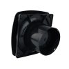 Dalap 125 ONYX fürdőszobai ventilátor visszacsapó szeleppel, Ø 125 mm, matt fekete Dlp41094