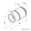 Dalap AP Quiet Ø 500 mm fordulatszám szabályozóval  , 400V  Dlp19214